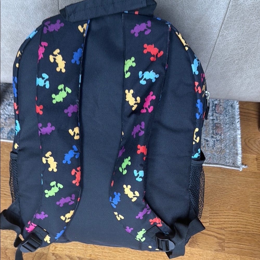 Colorful Mickey Mouse Pattern Backpack - Picture 2 of 8